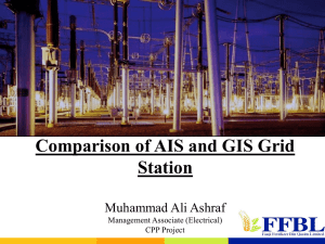 Comparison of AIS and GIS Grid Station