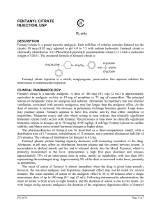 FENTANYL CITRATE INJECTION, USP