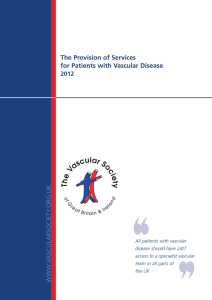 Provision of Services for Patients with Vascular Disease