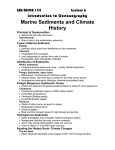 Marine Sediments and Climate History