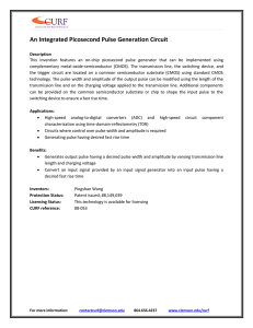 An Integrated Picosecond Pulse Generation Circuit