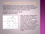 feedback current amplifier