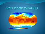 WATER AND WEATHER