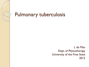 Pulmonary tuberculosis(1) - Learning