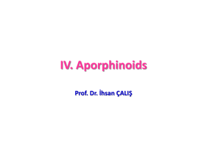 IV. Aporphinoids