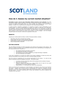 How do I: Assess my current market situation?