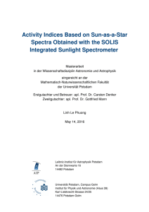 Activity Indices Based on Sun-as-a-Star Spectra Obtained with the