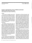 Eruptive malpositioning of the mandibular permanent