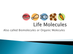Organic Molecules - Mr. Swords` Classes