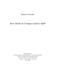 Zero Modes in Compact Lattice QED