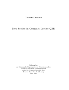 Zero Modes in Compact Lattice QED