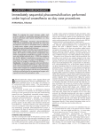 Immediately sequential phacoemulsification performed under topical