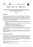 Joint NGO position paper on the European Commission`s proposal
