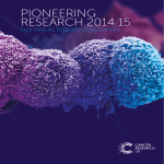 pioneering research 2014 15