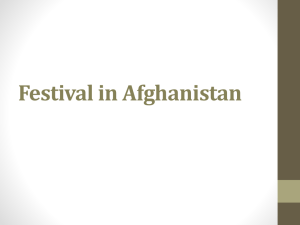 Festival in Afghanistan - British Council Schools Online