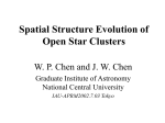 Spatial Structure Evolution of Star Clusters