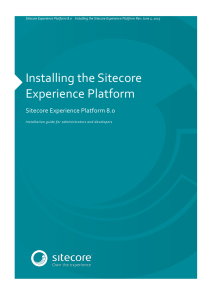 Installing the Sitecore Experience Platform