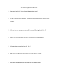Ch 20 Reading Questions - Westerville City Schools