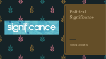Political Significance
