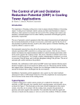 The Control of pH and Oxidation Reduction Potential