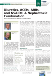 Diuretics, ACEIs, ARBs, and NSAIDs: A