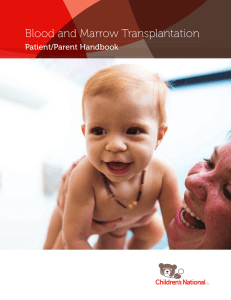 Blood and Marrow Transplantation Patient Handbook