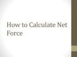 How To Calculate Net Force