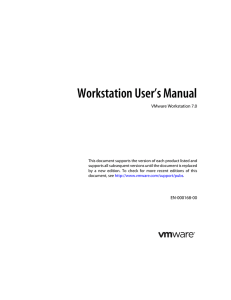 Workstation User`s Manual