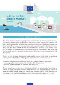 deeper and fairer Single Market