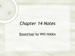 Chapter 14 Notes