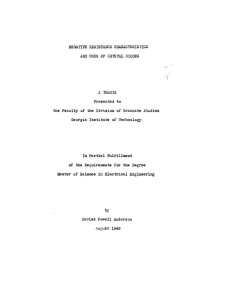 NEGATIVE RESISTANCE CHARACTERISTICS AND USES OF