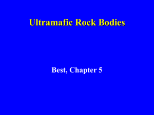 Ultramafic Rocks
