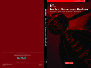 Low Level Measurements Handbook