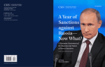 A Year of Sanctions against Russia—Now What?