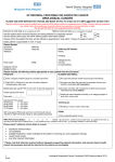 Urological suspected cancer referral form