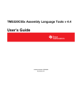 TMS320C55x Assembly Language Tools User`s
