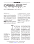 Long-term Outcomes of Keratolimbal Allograft for Total Limbal Stem