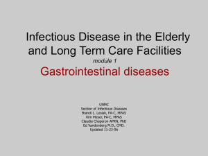 ID in the Elderly: GI,GU and Respiratory Infections