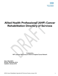 NECN Cancer Rehabilitation Services Directory