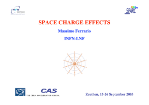 space charge effects - CERN Accelerator School