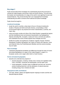 Geography. - St Pauls CE Primary School, Wibsey