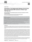 Evaluation of the Relationship Between the Air–Bone Gap and