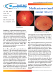 Medication-related ocular toxicity