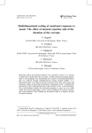 Multidimensional scaling of emotional responses to music