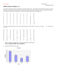 Statistics Review Chapters 1-8