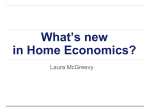 what`s new in home economics?