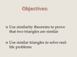 8.5 Proving Triangles are Similar