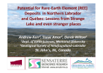 Potential for Rare-Earth Element (REE) Deposits in Northern