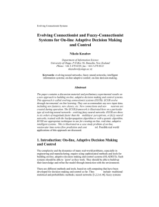 Evolving Connectionist and Fuzzy-Connectionist Systems for