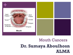Mouth Cancers - Druze Victoria